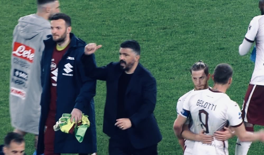 Gattuso show a fine gara: “Andate sotto la Curva”