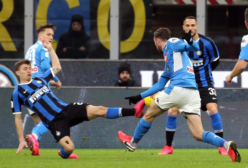 Napoli-Inter, fischio di inizio posticipato