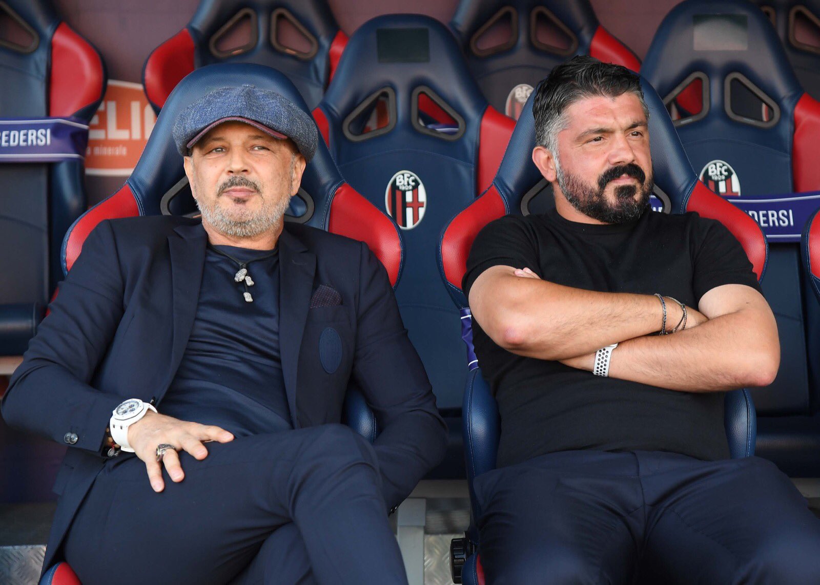 Gattuso e Mihajlovic insieme nel prepartita: “Il calcio che ci piace”