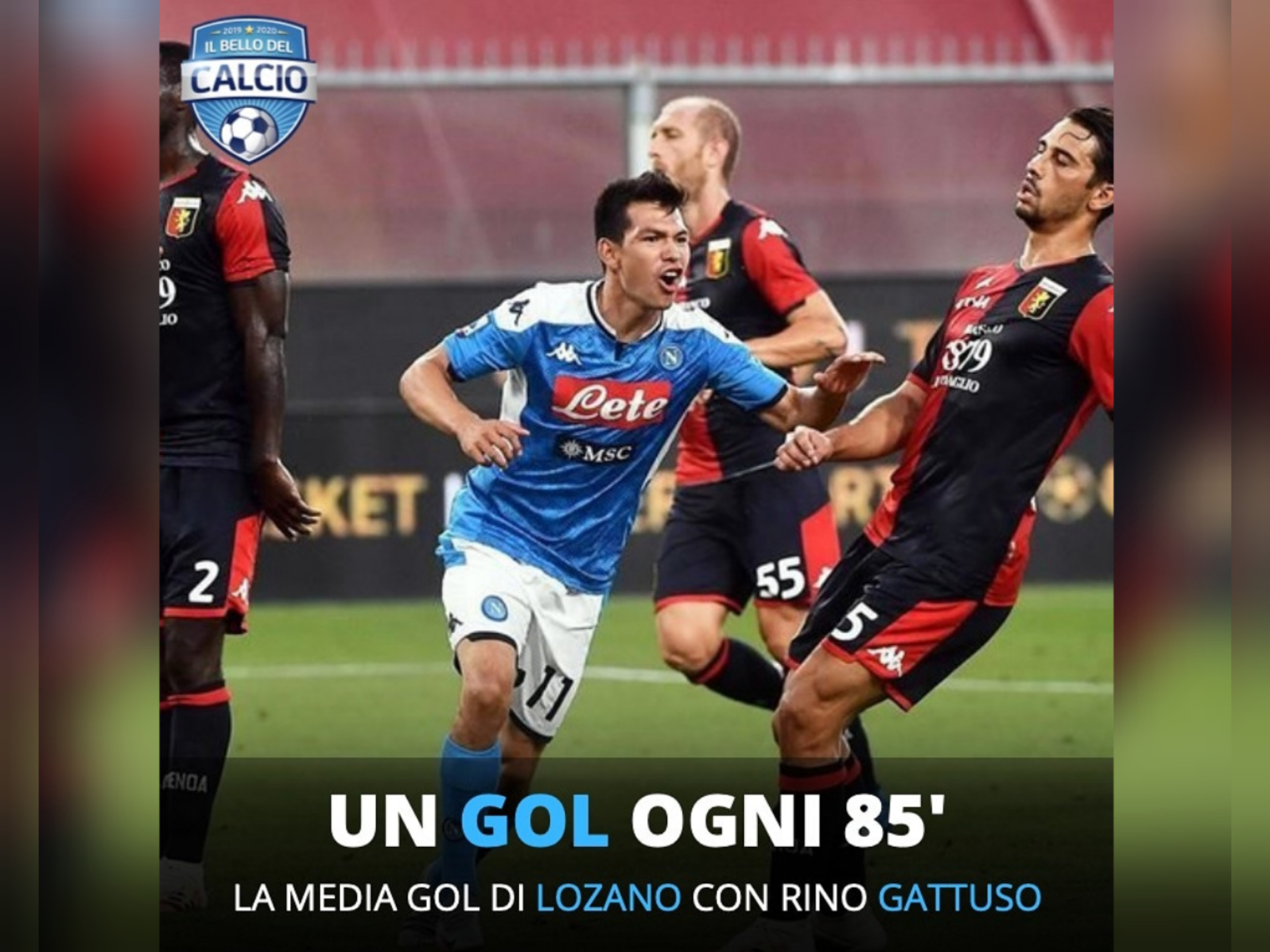 Lozano, con Gattuso un gol ogni 85′ in Serie A