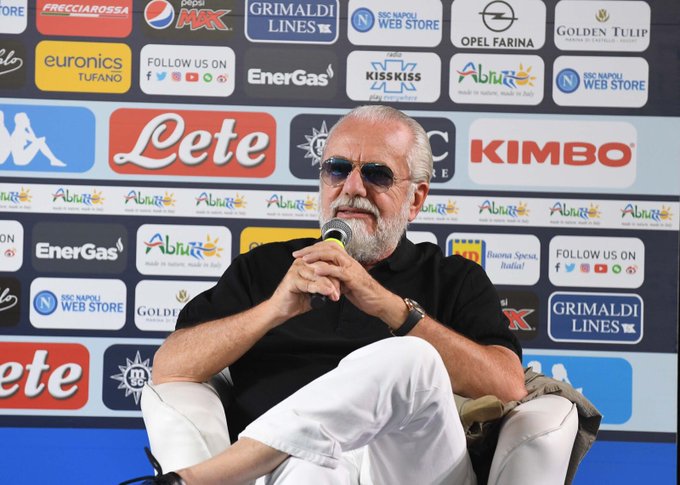 Napoli, De Laurentiis positivo al coronavirus