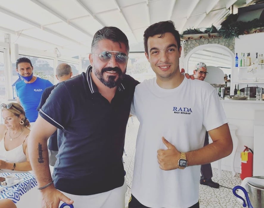 Gattuso, vacanze a Positano aspettando il ritiro