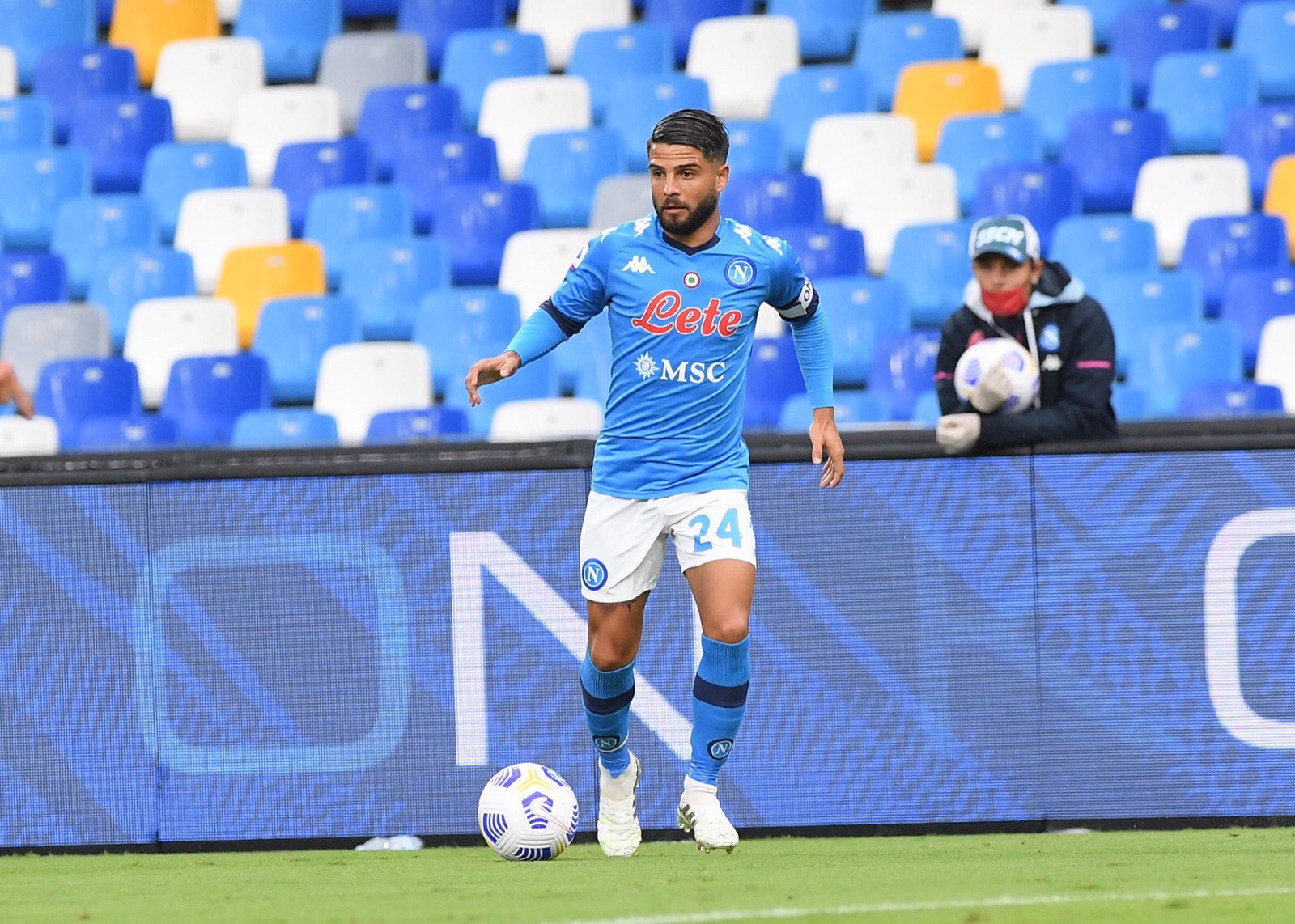 Napoli, Insigne lavora sul campo e in palestra. Si punta il Benevento