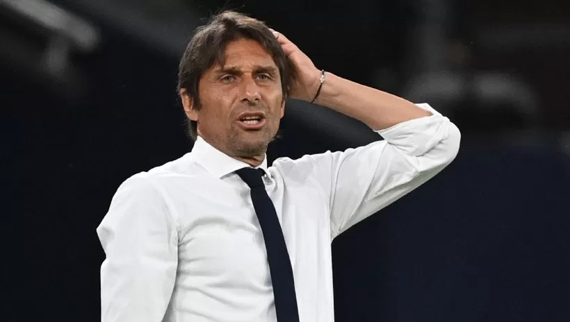 Inter, Conte multato per il gesto rivolto ai dirigenti juventini in Coppa Italia