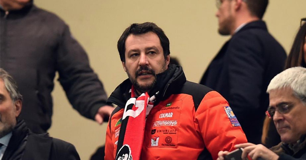 Salvini: “Scudetto? Se la giocano Milan e Napoli”
