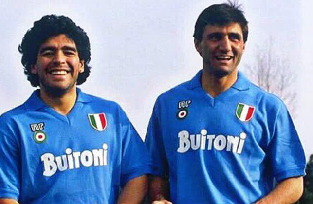 60 di Maradona, Giordano: “Grazie per aver giocato con me amico mio”