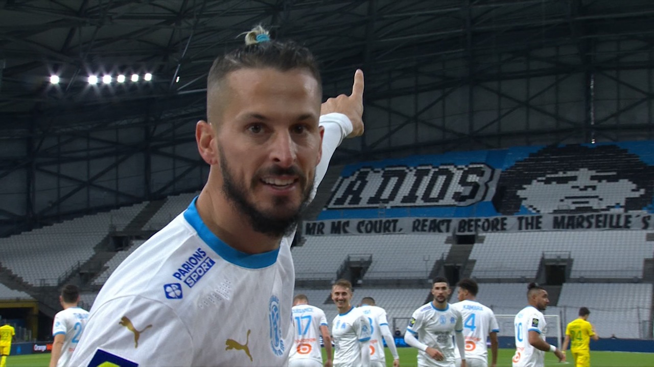 Marsiglia, gol con dedica a Maradona per Benedetto