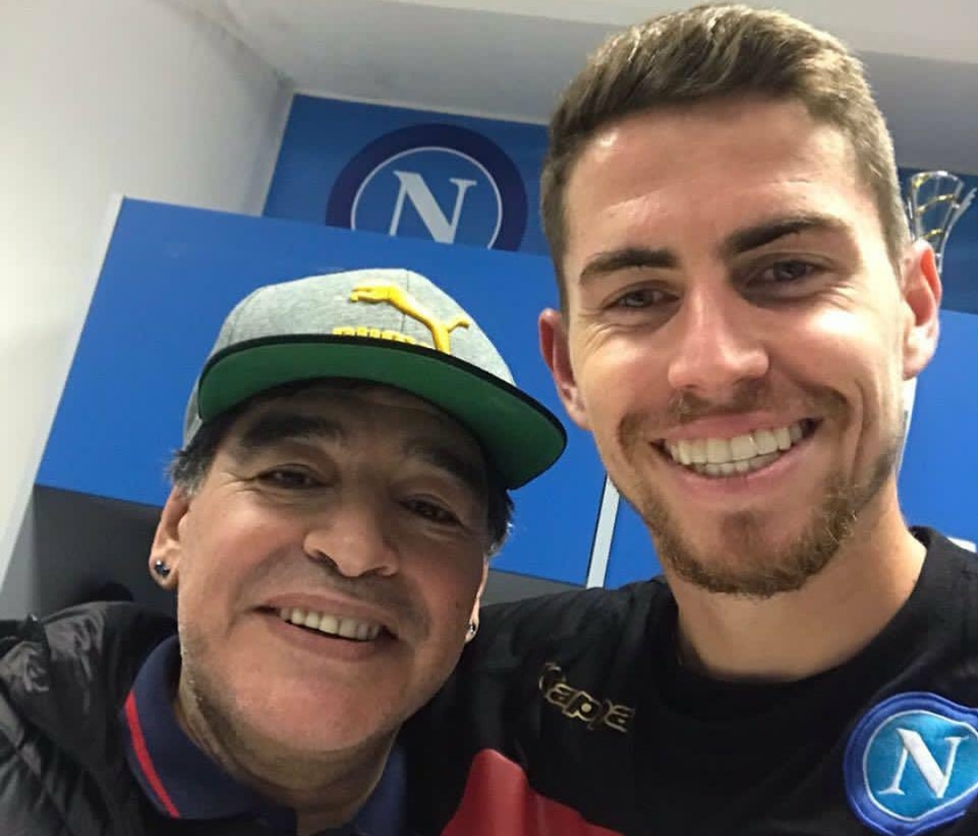 Jorginho ricorda: “Volevo assolutamente farmi un selfie con Maradona”