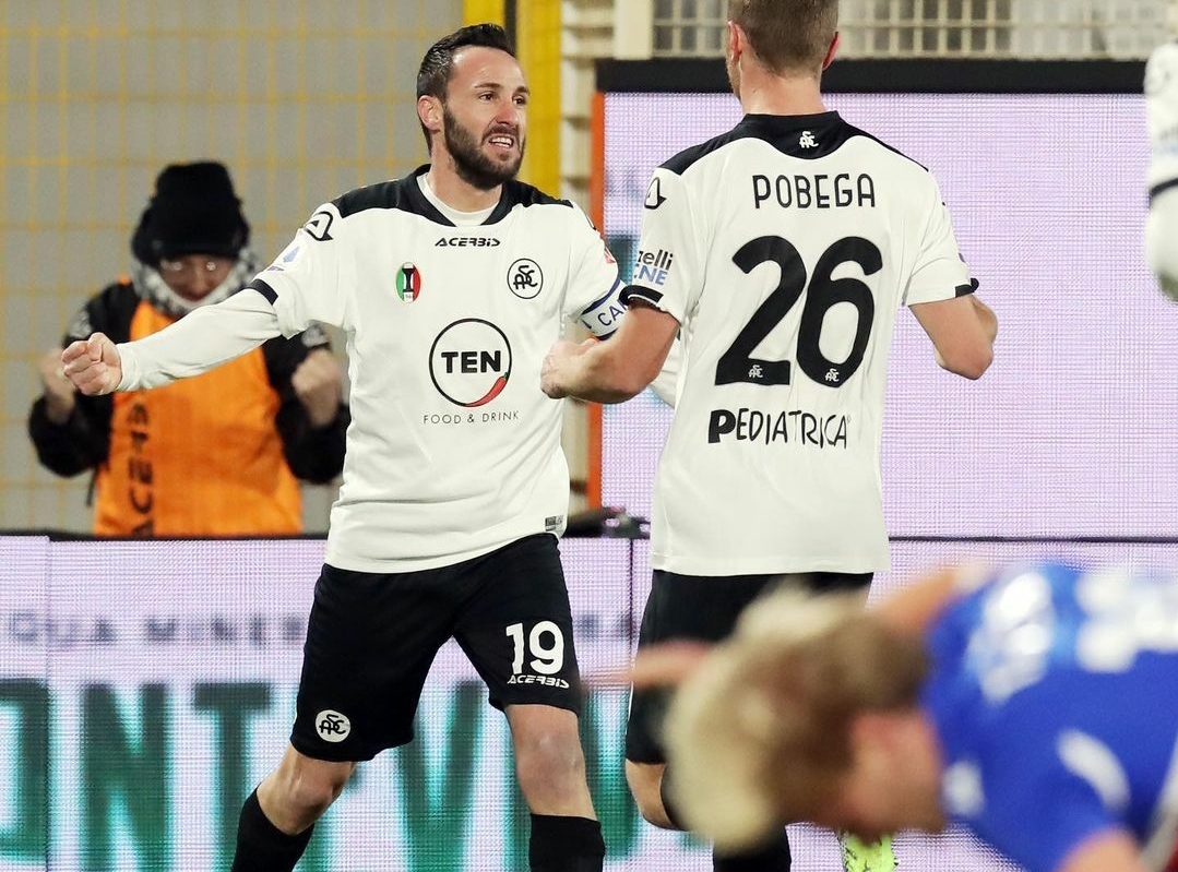 Serie A, lo Spezia vince ancora: 2-1 alla Sampdoria