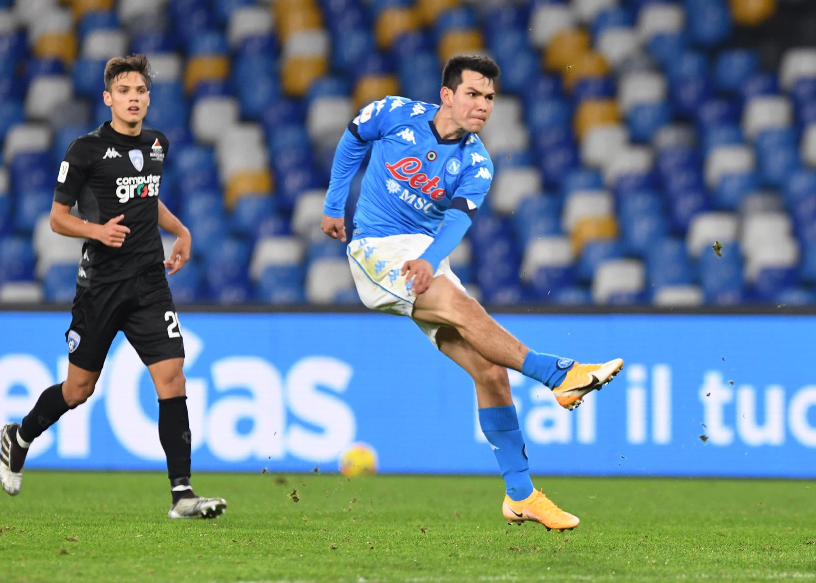 FINE LIVE Napoli-Empoli 3-2: Petagna porta gli azzurri ai quarti