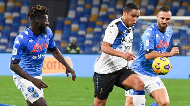 LIVE FINALE Atalanta-Napoli 3-1 (10′ Zapata, 16′, 78′ Pessina, 53′ Lozano): azzurri eliminati