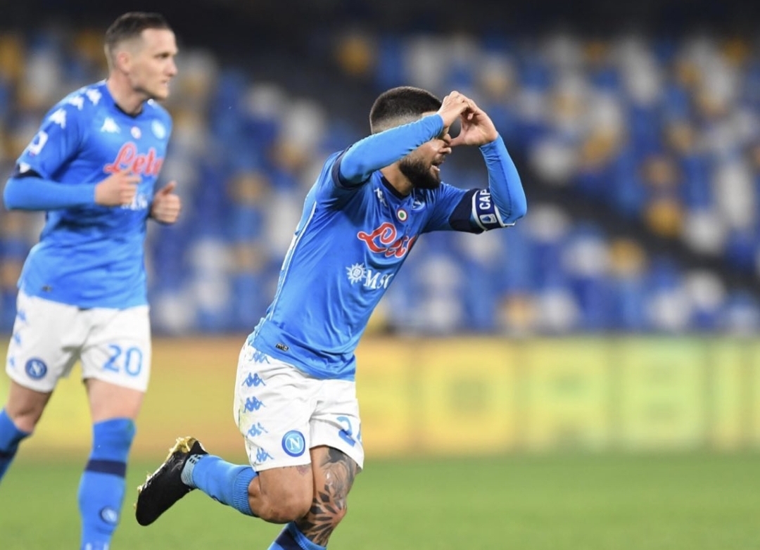 Insigne, 79 gol in Serie A con il Napoli. Superato Cavani