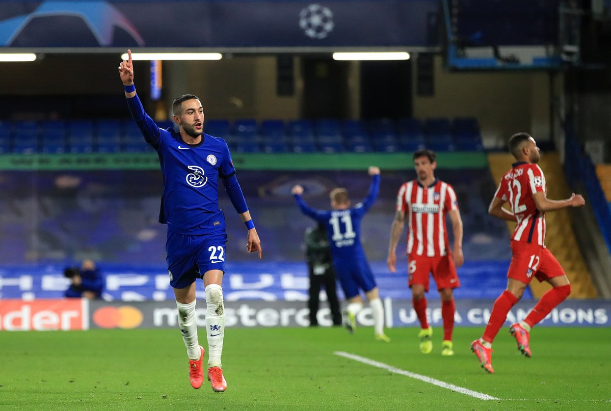 Champions, Ziyech e Emerson lanciano il Chelsea ai quarti