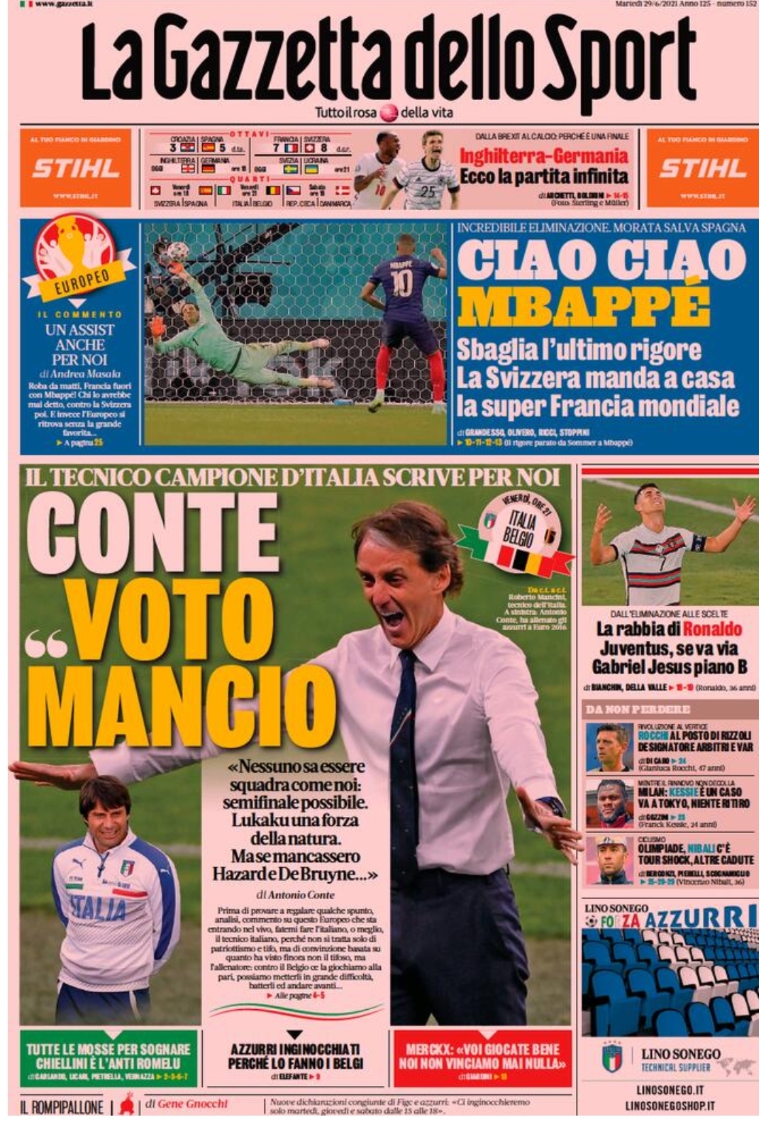 Rassegna stampa: la prima dei quotidiani sportivi