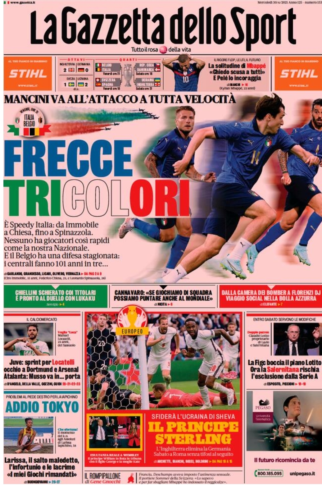 Rassegna stampa: la prima dei quotidiani sportivi