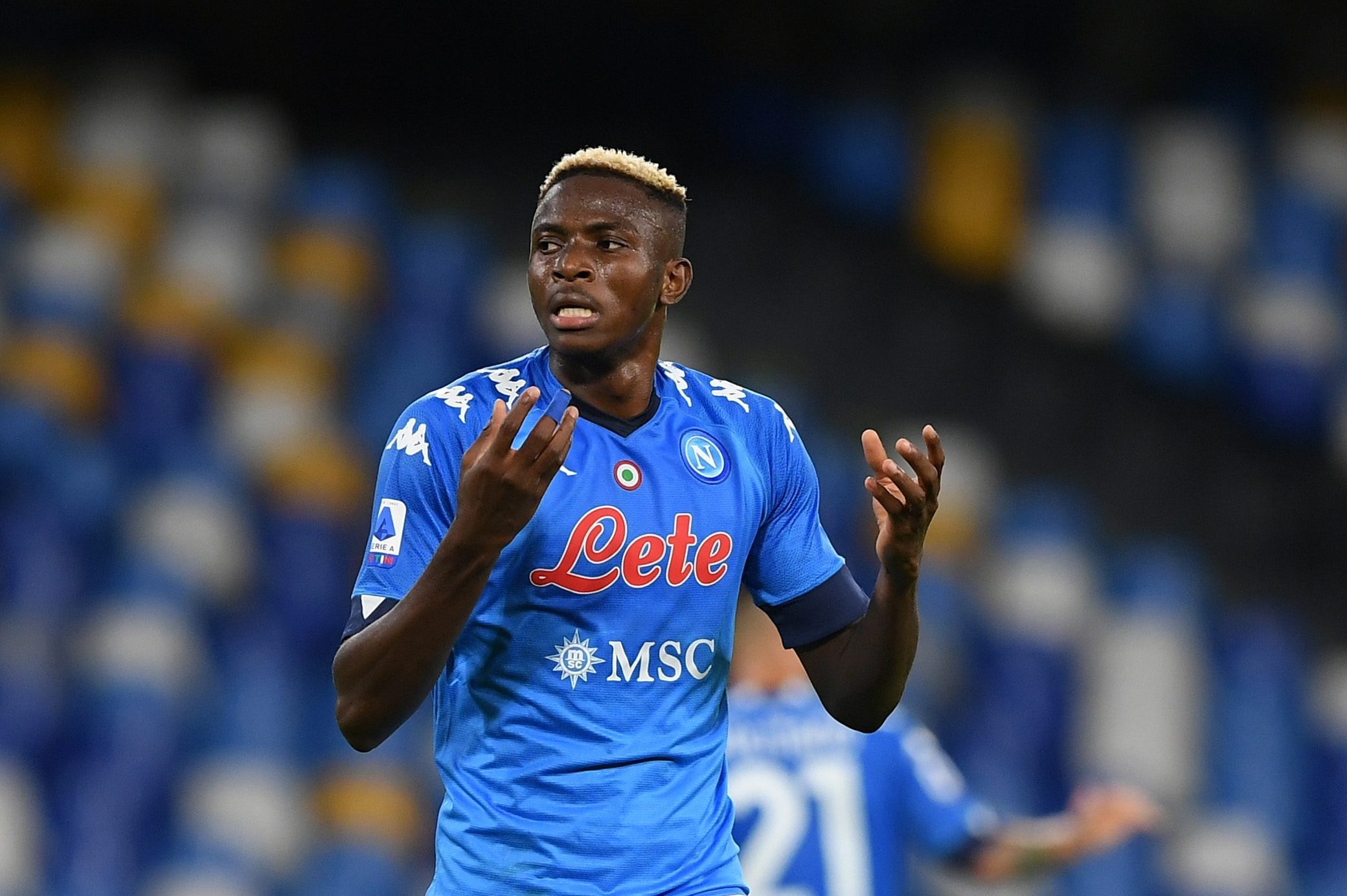 Osimhen vuole sbloccarsi in Europa League