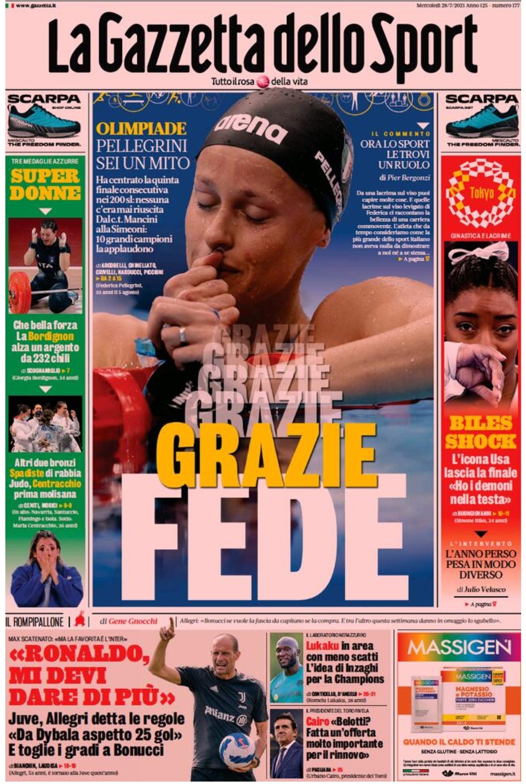 Rassegna stampa: la prima dei quotidiani sportivi