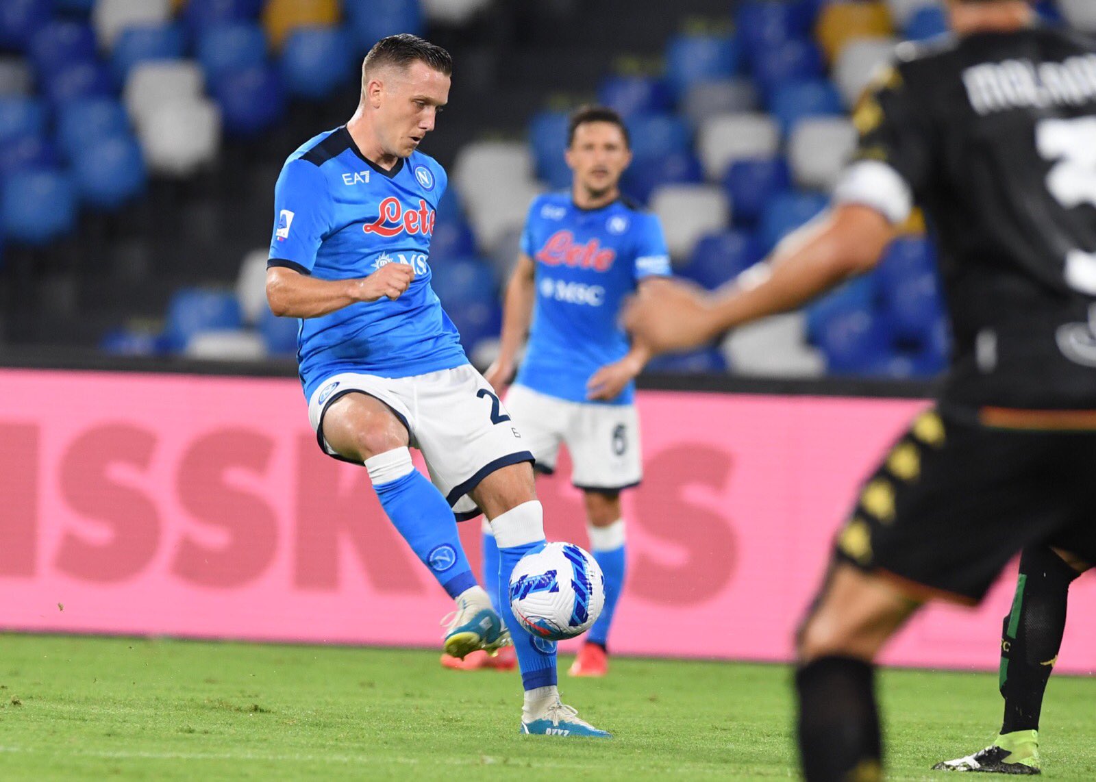 Forte trauma contusivo per Zielinski