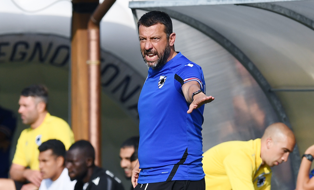 Sampdoria, D’Aversa: “Non facciamoci abbattere dai problemi”