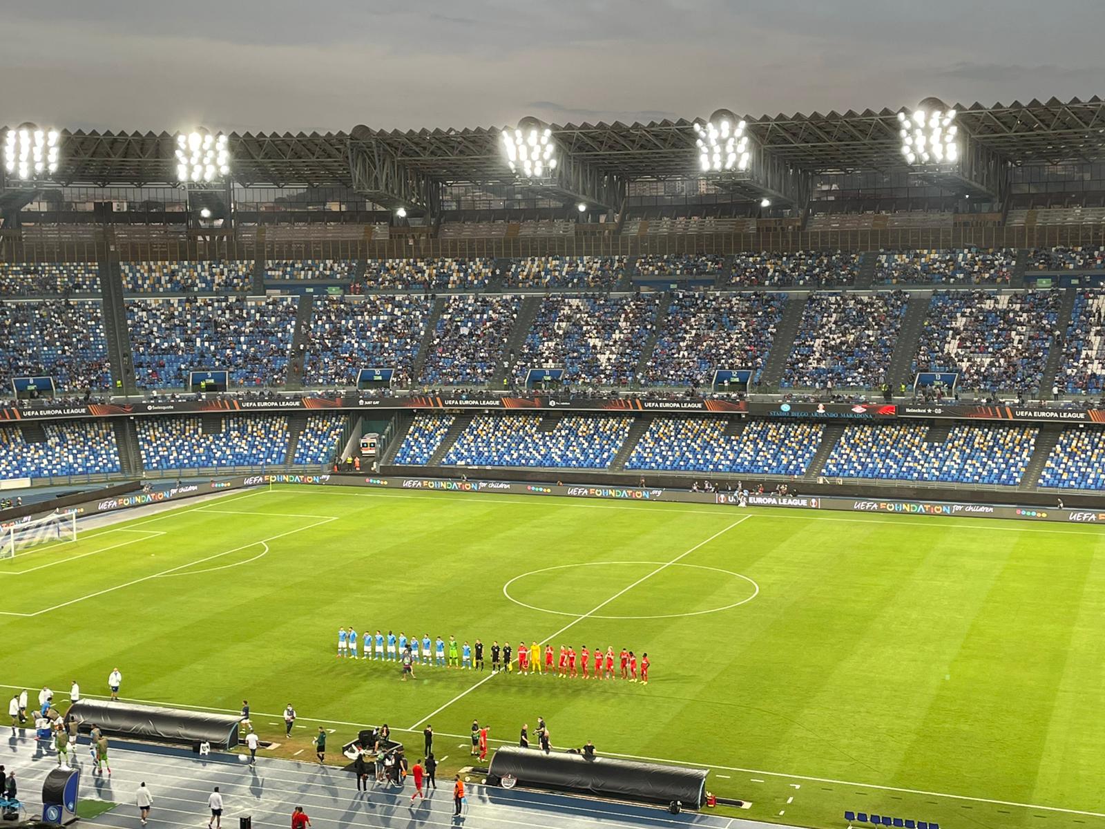 LIVE Napoli-Spartak Mosca 2-3 (1′ Elmas, 55′ Promes, 80′ Ignatov, 89′ Promes, 93′ Osimhen): cadono gli azzurri