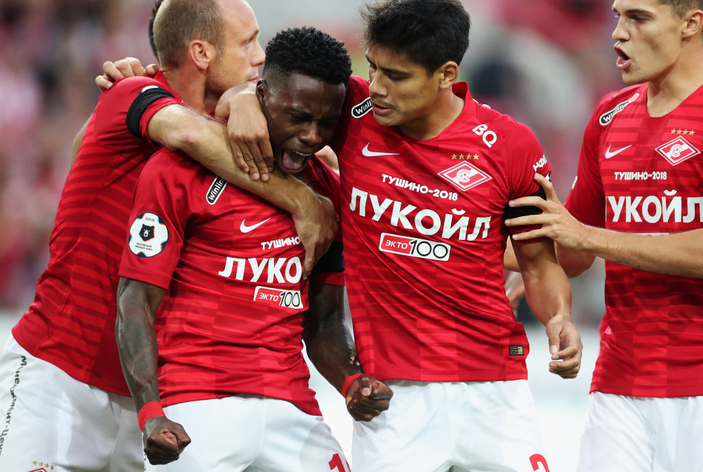 Promes sfida il Napoli: le parole del giocatore dello Spartak