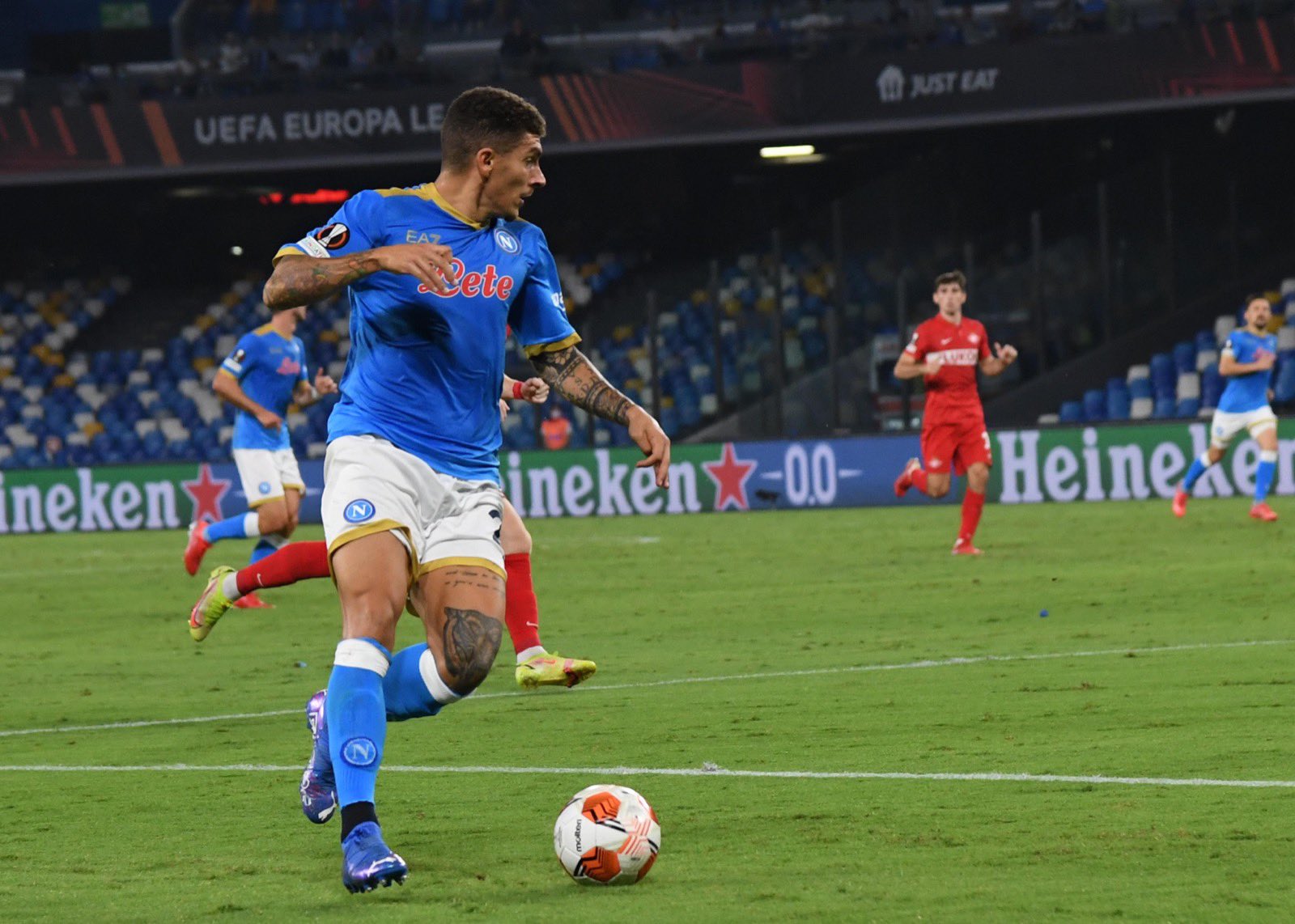 Di Lorenzo: “Partita con decisioni arbitrali un po’ così”
