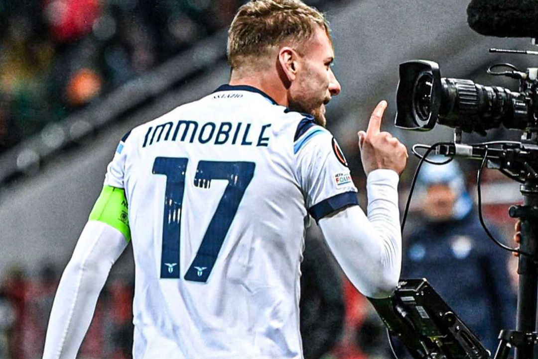 Europa League, vittoria in trasferta per la Lazio: due reti di Immobile