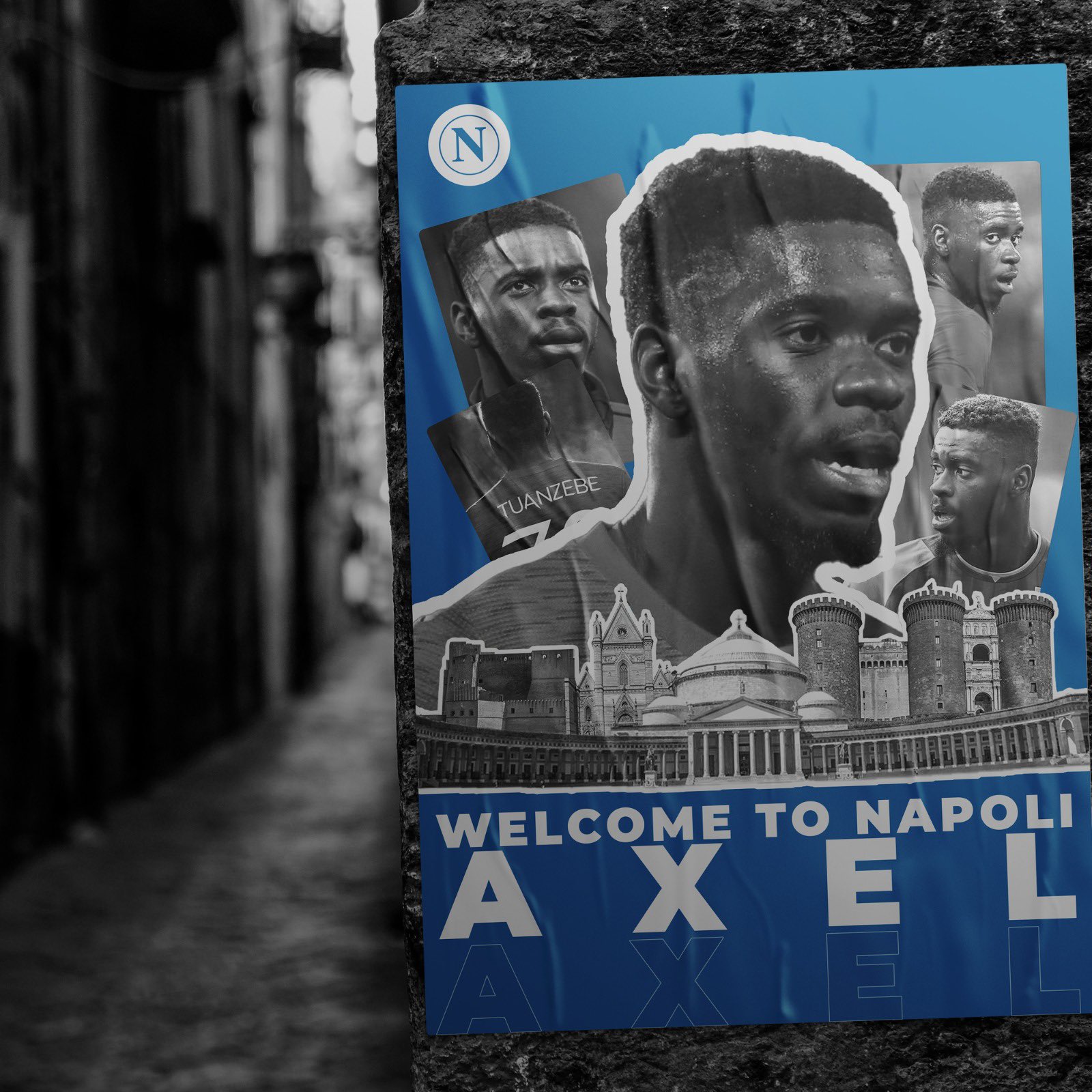 Il Napoli accoglie Tuanzebe: “Welcome Axel”