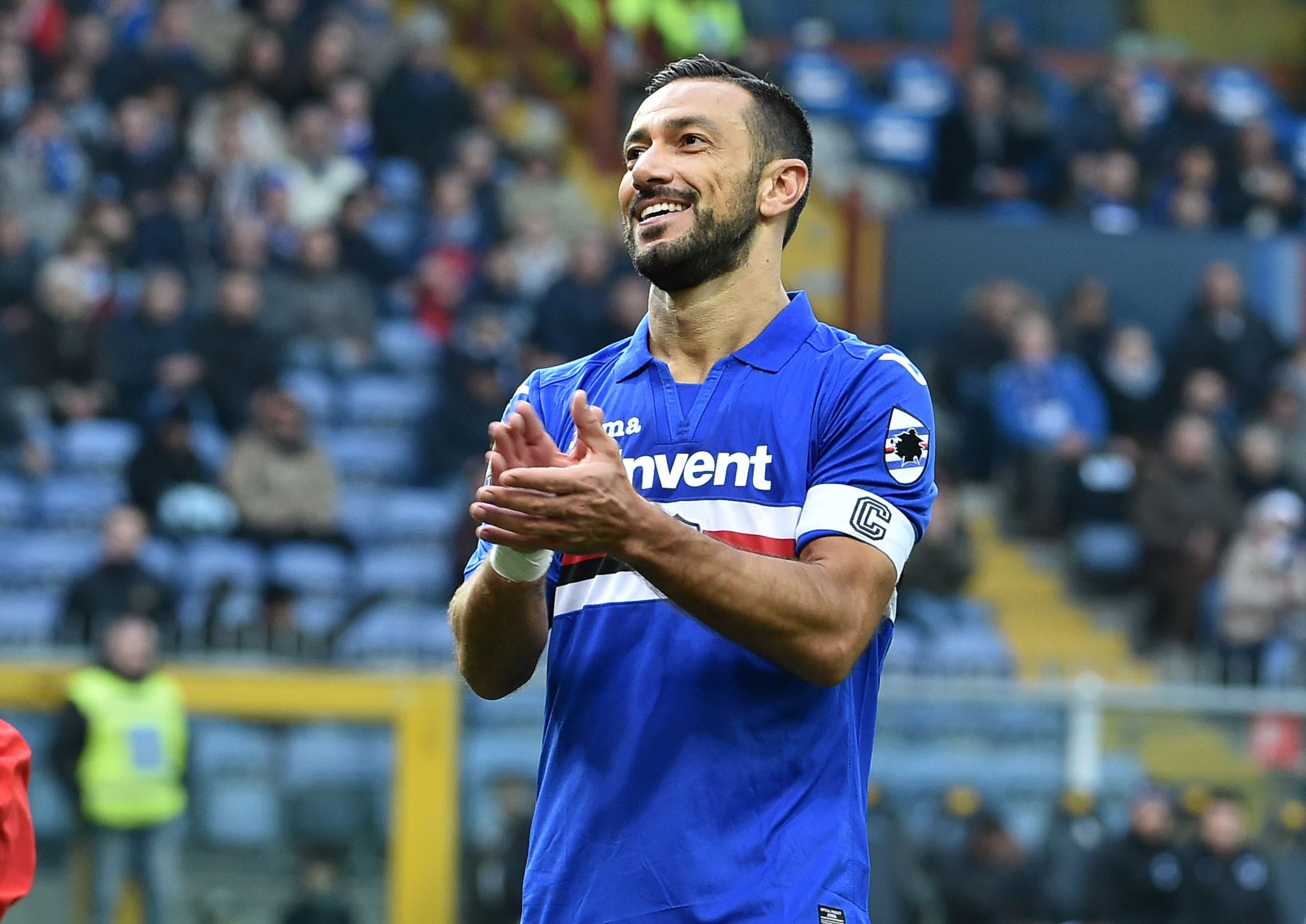 Samp, targa per Quagliarella prima del match