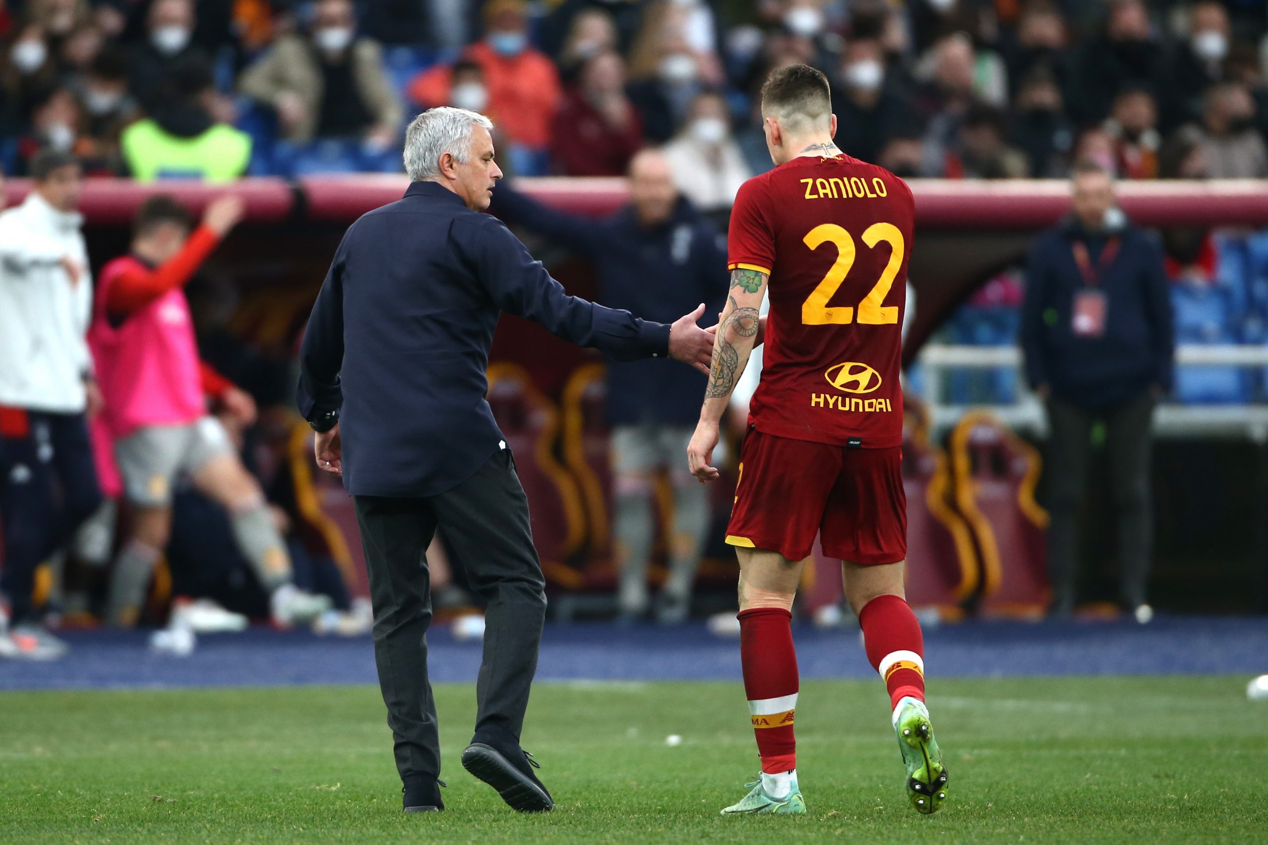 Roma-Genoa finisce 0-0, il VAR annulla un gol a Zaniolo nel finale