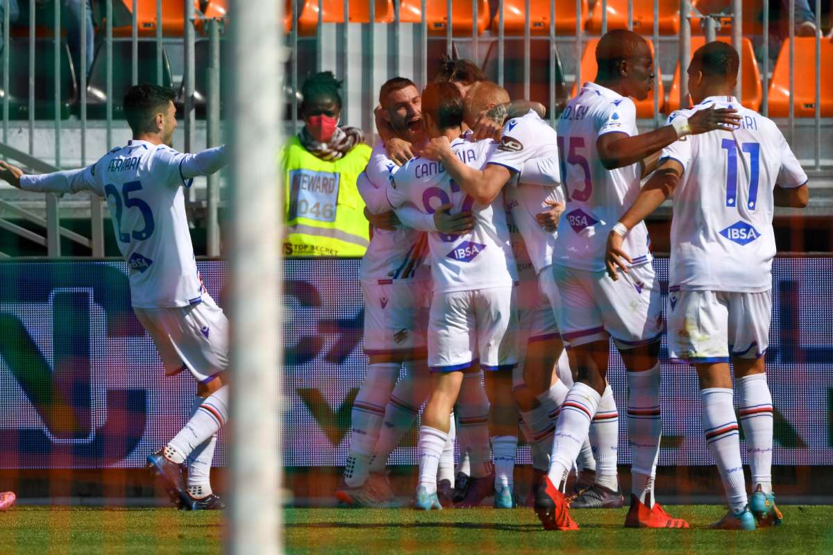 Sampdoria, allenamento mattutino in vista del Napoli