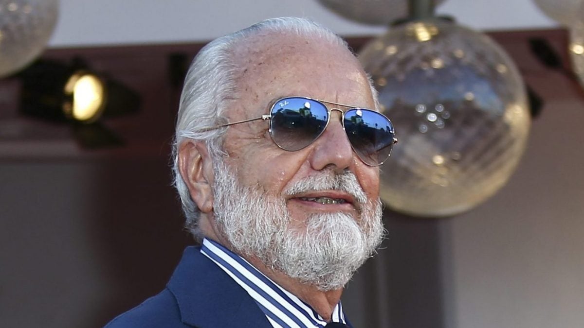 De Laurentiis assiste alla sfida con l’Espanyol: prima volta in questa stagione