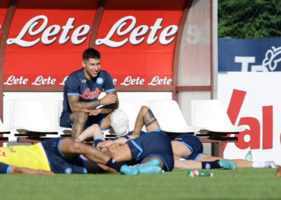 Olivera recupera dall’infortunio: ginocchio ancora fasciato