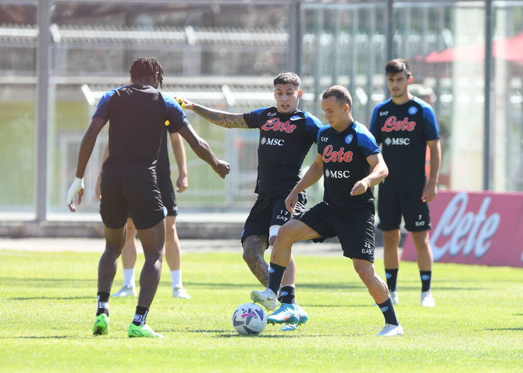 Il Napoli lavora in vista di gennaio