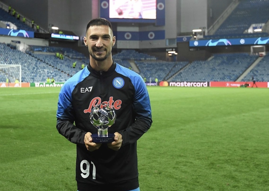 Rangers-Napoli, Politano migliore in campo: i complimenti di Insigne