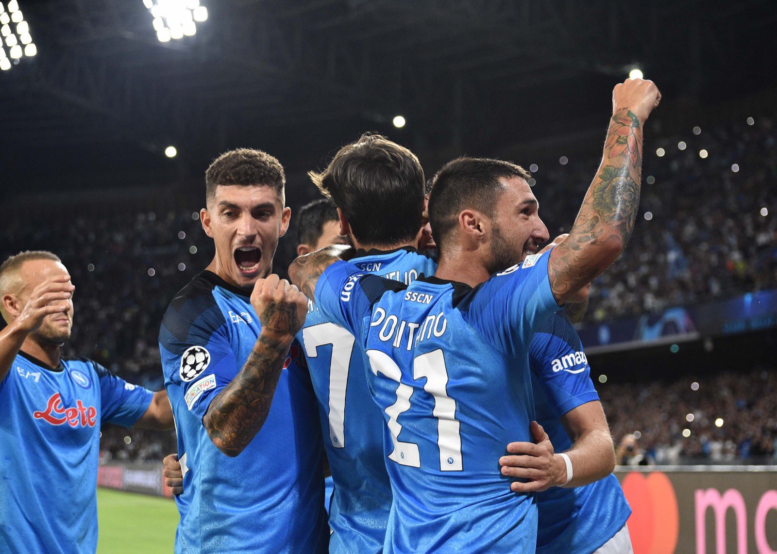 Ajax-Napoli, le formazioni ufficiali del match: c’è Raspadori dal 1′