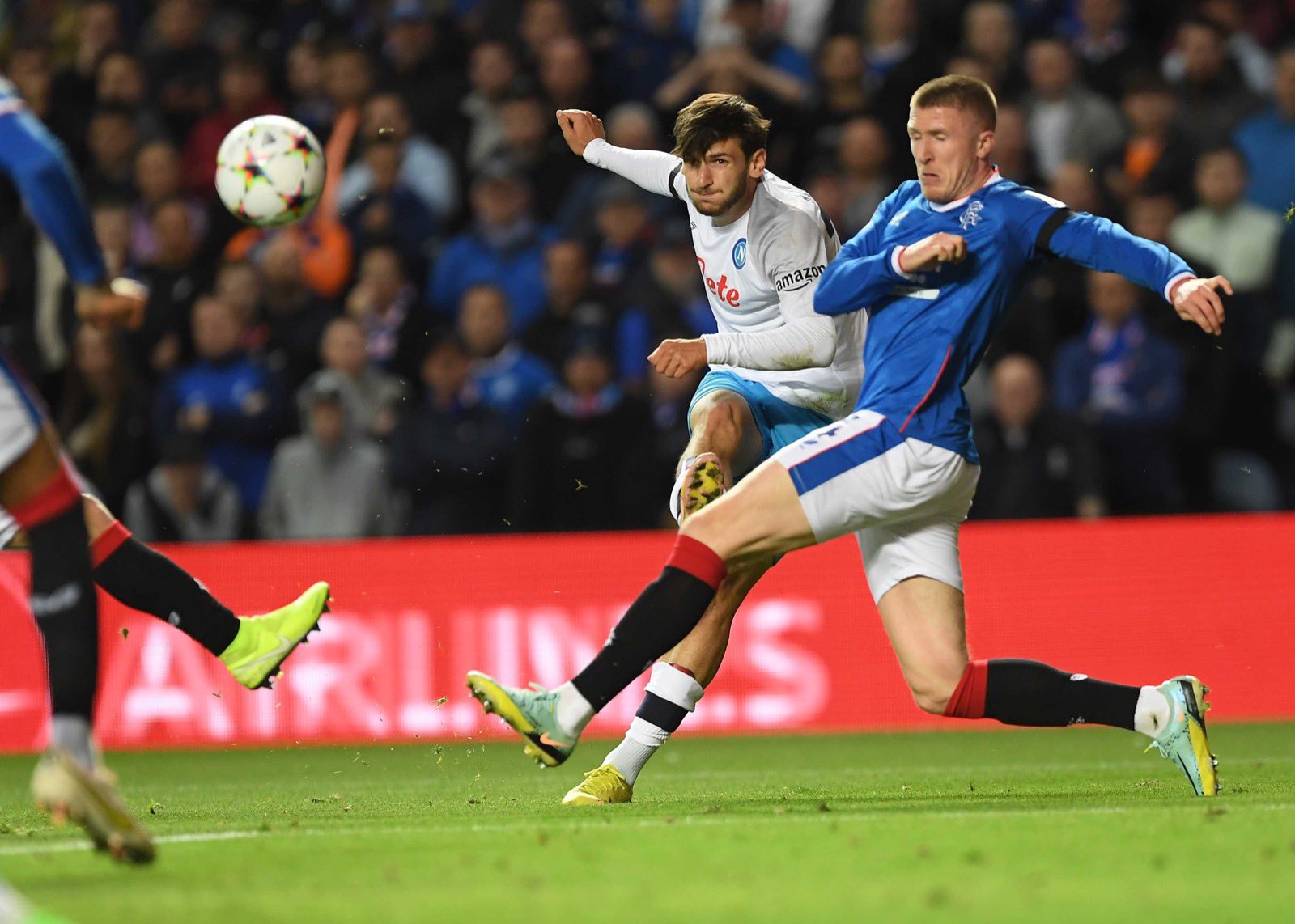 Rangers-Napoli, Kvara esulta sui social: “Keep going”
