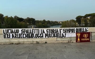 Roma-Napoli, cori contro la città e Spalletti dagli spalti