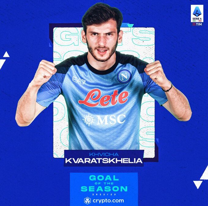 Kvaratskhelia premiato con la rete della stagione