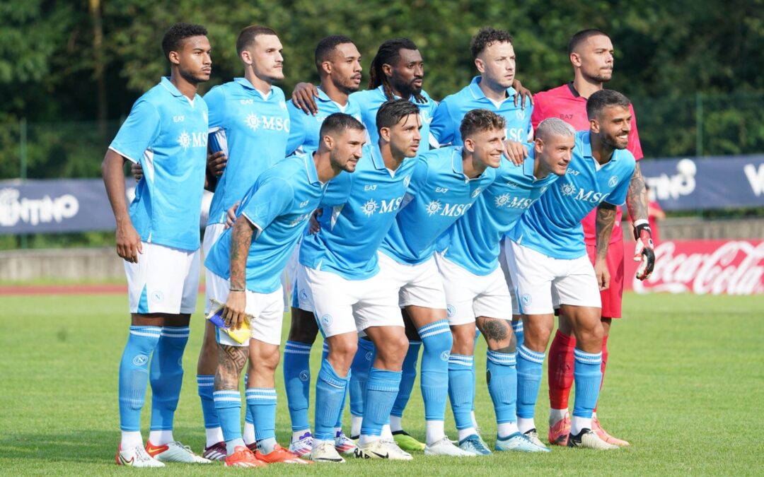 Napoli-Anaune 4-0: buona la prima per Conte