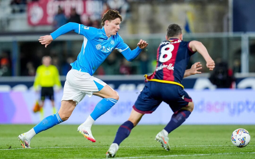 Solo un pari per il Napoli a Bologna, azzurri ancora a -3 dall’Inter