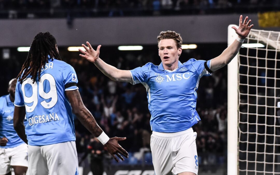 McTominay ancora decisivo: doppietta dello scozzese e Torino KO. Napoli in testa a quattro gare dal termine