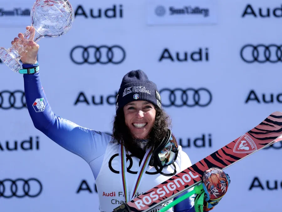 Federica Brignone a GDA: “La notte prima di un grande evento è bellissima per i tifosi, ma qualche calciatore non dormirà…”