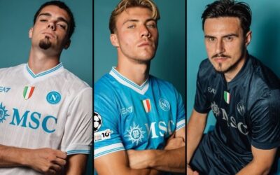 Napoli, presentate le maglie per la Champions League 2025/26