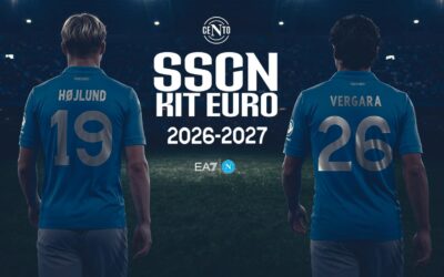 Napoli, ecco i nuovi “Kit Euro”: disegno da brividi nel segno di Maradona