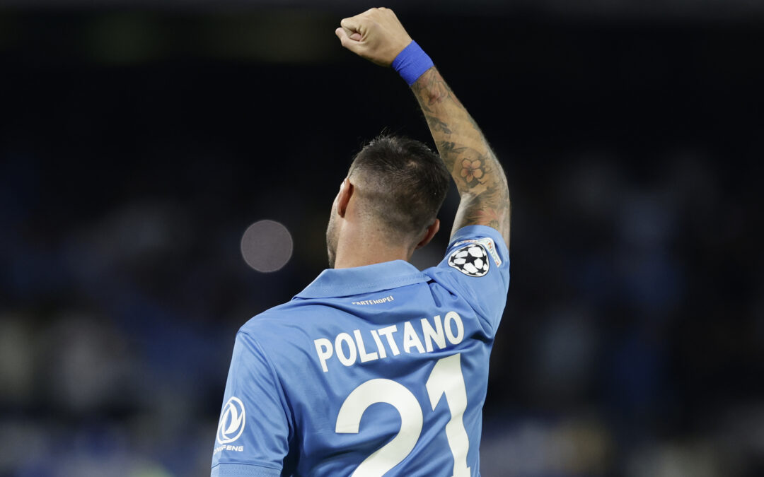 Politano da record: ha segnato il gol più veloce nella storia del Napoli in Champions League