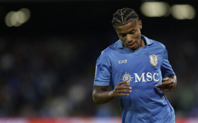Napoli, infortunio per Neres: i tempi di recupero